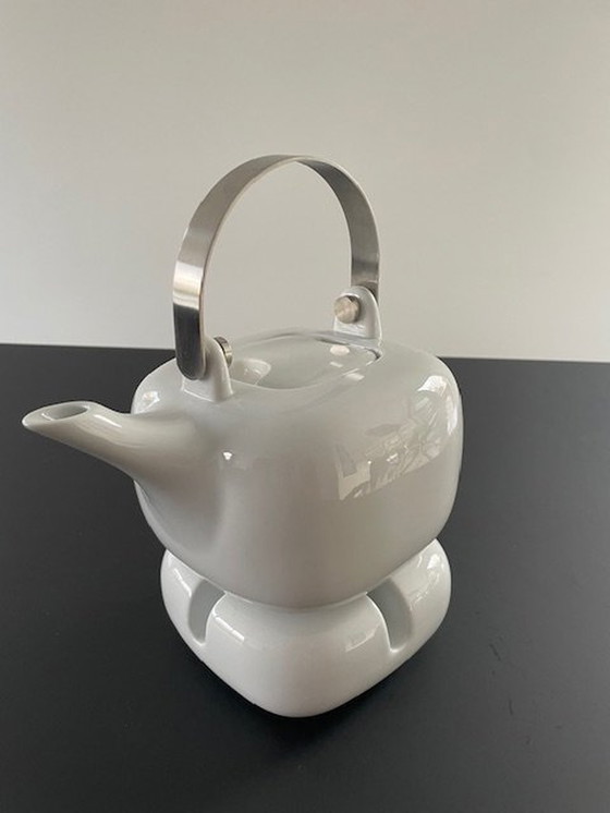 Image 1 of Iconic Teapot Asa Design Germany + Rechaud / Heater