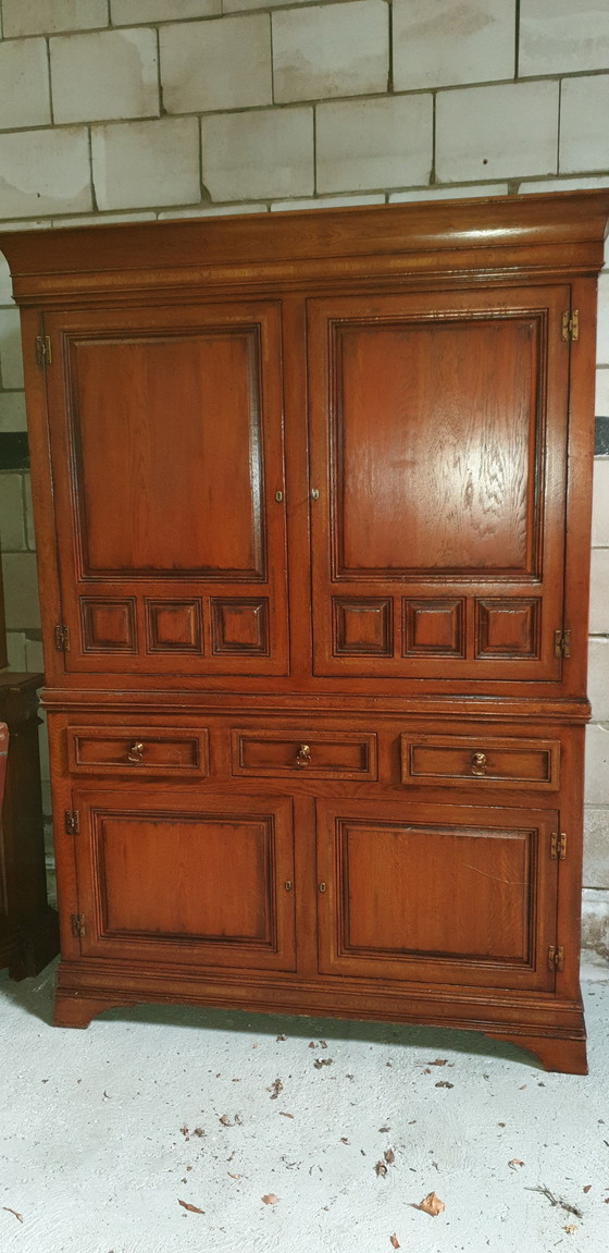 Image 1 of Rac Royal Antique English Buffet Cabinet