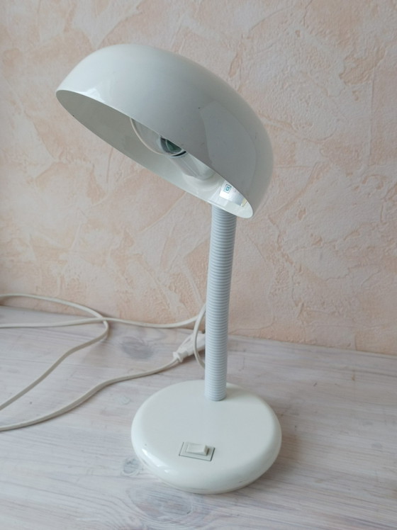 Image 1 of Lampada da scrivania flessibile bianca 