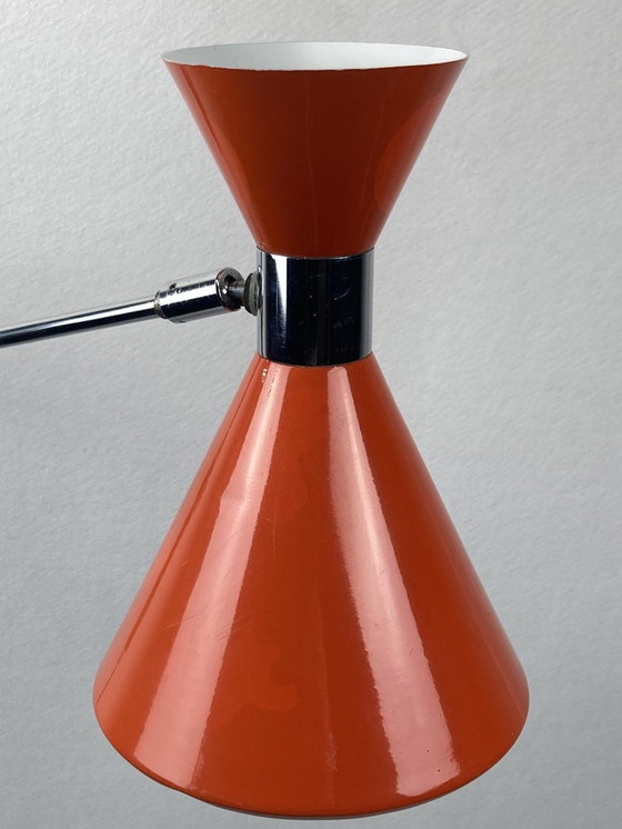 Image 1 of Architectural Wall Arc Diabolo Swing Lamp from Herda, Dutch, 1960s