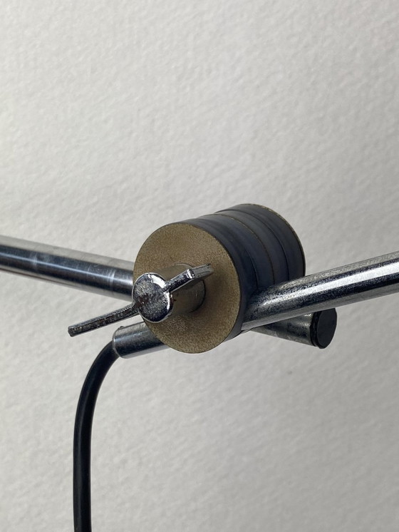 Image 1 of Architectural Wall Arc Diabolo Swing Lamp from Herda, Dutch, 1960s