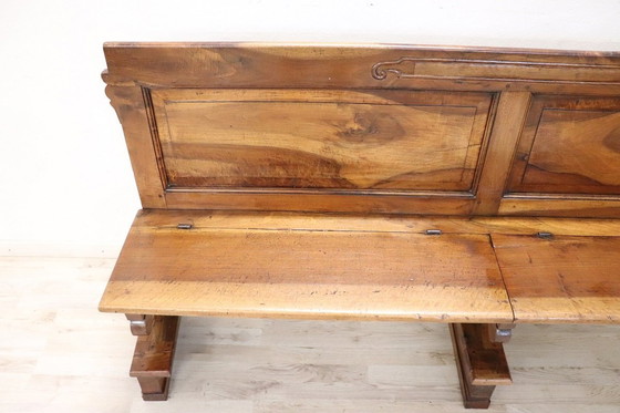 Image 1 of Antique Wooden Bench