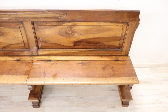 Image 1 of Antique Wooden Bench