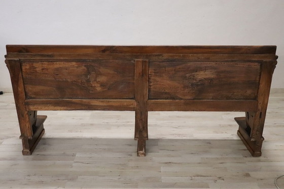 Image 1 of Antique Wooden Bench