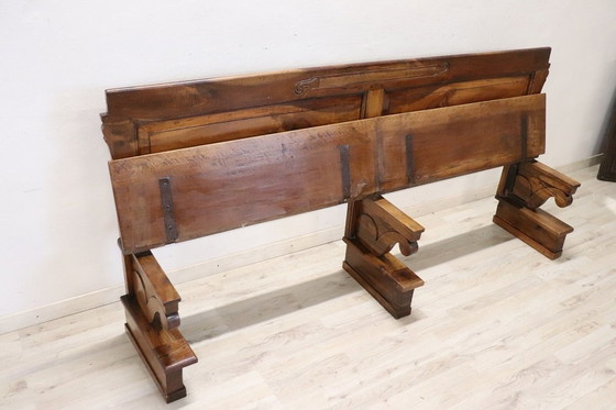 Image 1 of Antique Wooden Bench