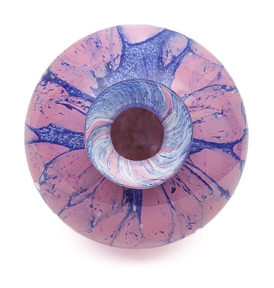 Image 1 of Marbled Glass Vase