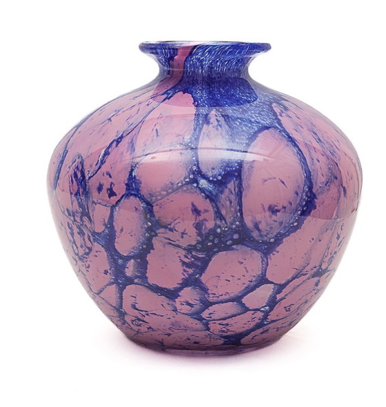 Image 1 of Marbled Glass Vase