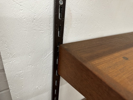 Image 1 of Vintage Book Rack | Wall System | Kai Kristiansen | Wall Shelves | Teak
