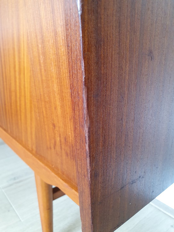 Image 1 of Sideboard/vitrine cabinet. Vintage sideboard teak Mid - Century.