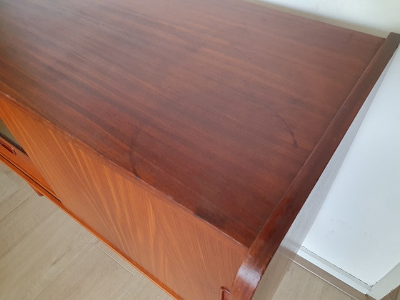 Image 1 of Buffet/vitrine. Buffet vintage en teck Mid Century.