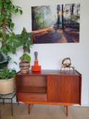 Buffet/vitrine. Buffet vintage en teck Mid Century.