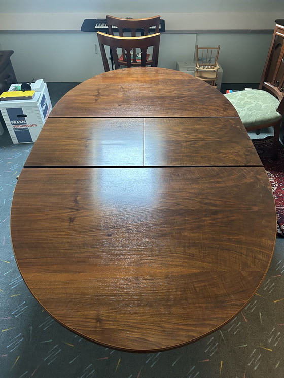 Image 1 of Raanhuis Furniture Dining Room Table Of Old Walnut