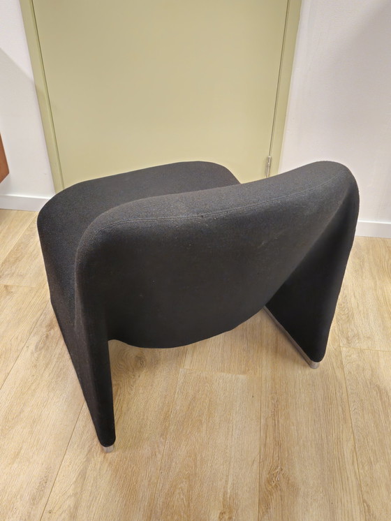 Image 1 of Vintage Giancarlo Piretti Alky Armchair Chair Black