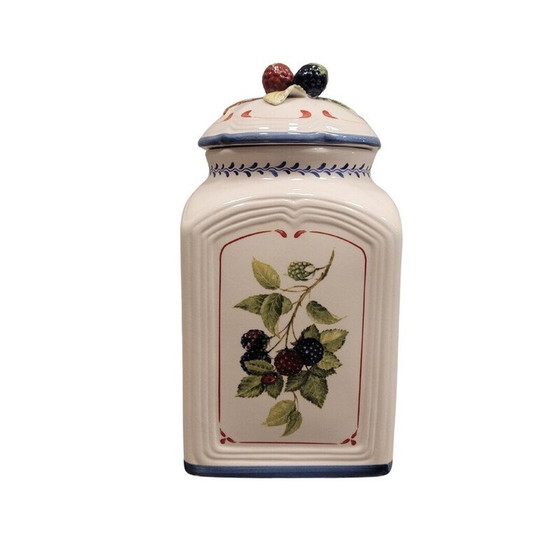 Image 1 of Vintage airtight porcelain “Cottage Charm” pot for Villeroy and Boch, Germany