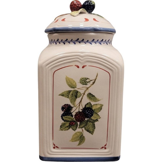Image 1 of Vintage airtight porcelain “Cottage Charm” pot for Villeroy and Boch, Germany