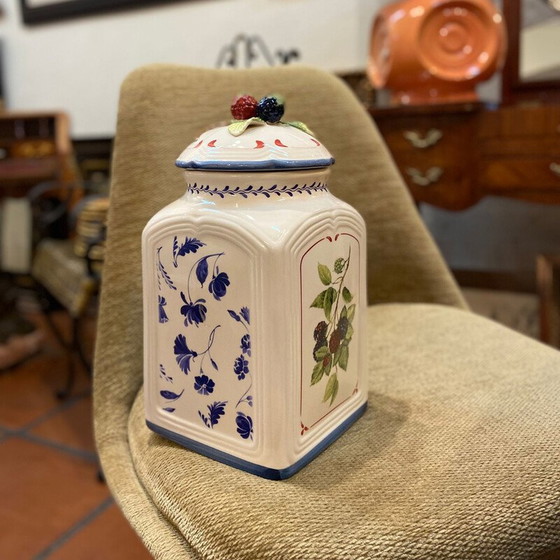 Image 1 of Vintage airtight porcelain “Cottage Charm” pot for Villeroy and Boch, Germany