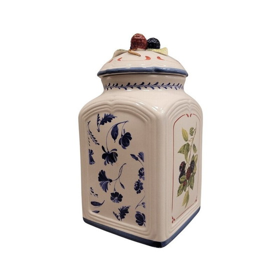 Image 1 of Vintage airtight porcelain “Cottage Charm” pot for Villeroy and Boch, Germany