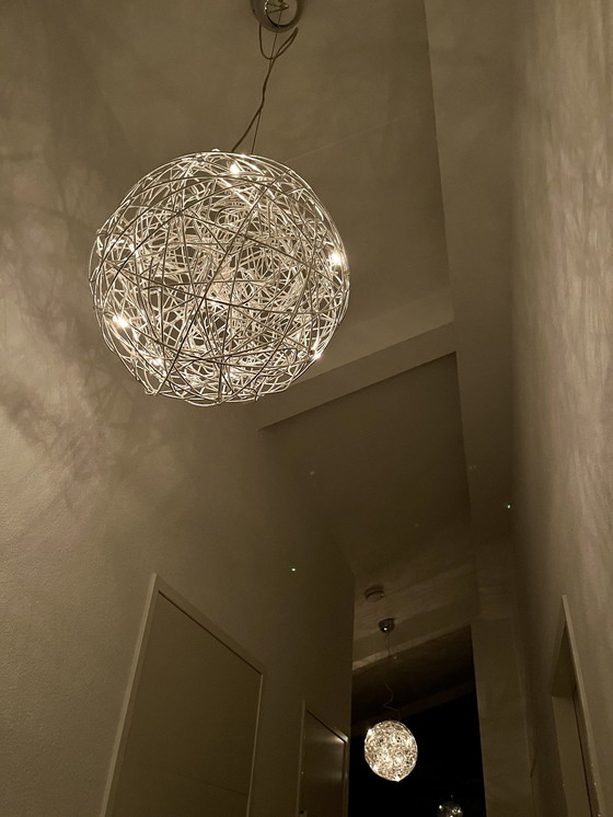 Image 1 of 2x Wire Pendant Lights Bulb