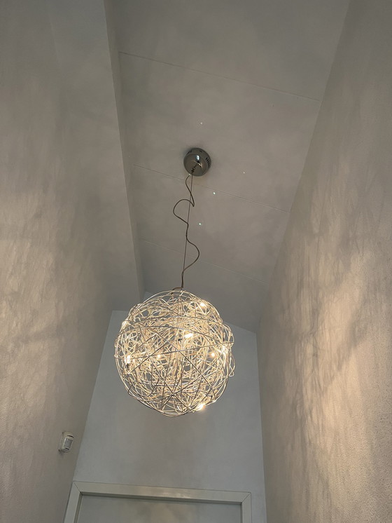 Image 1 of 2x Wire Pendant Lights Bulb