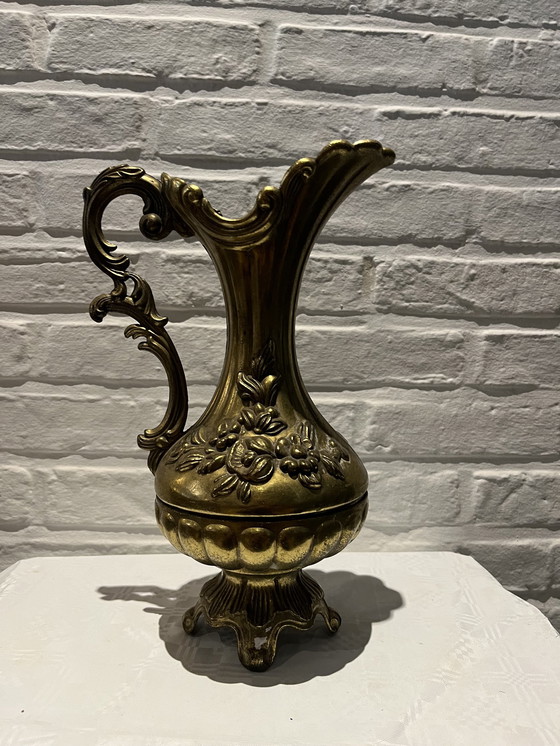 Image 1 of Vaso/brocca vintage in peltro italiano (95%)