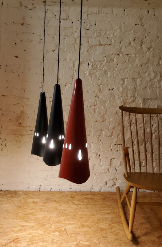 Image 1 of Vintage Perforated Metal Hangers