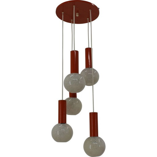 Mid-Century Chandelier by Pokrok Zilina, 1970s