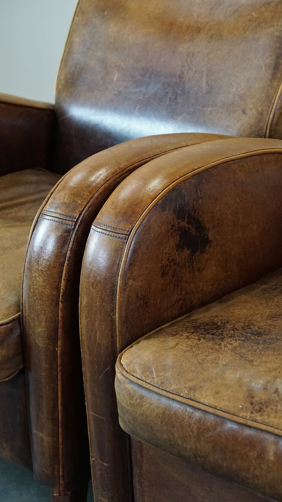 Image 1 of 2 X Sheepskin Armchair