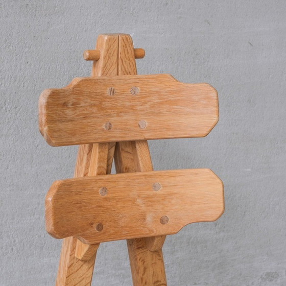 Image 1 of Set of 6 vintage dining chairs in solid oak, Spain 1970