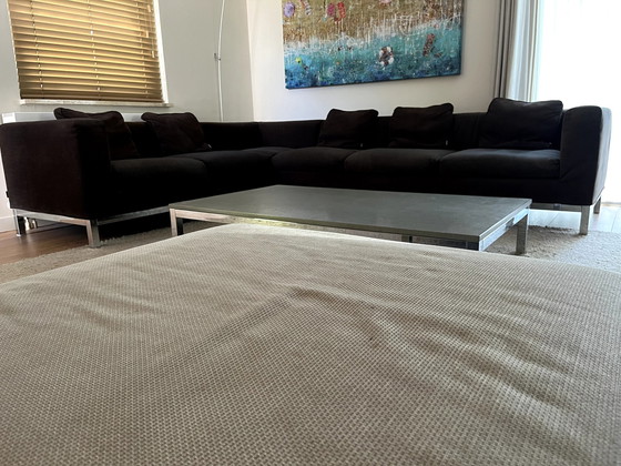 Image 1 of Minotti Corner Sofa With Footstool