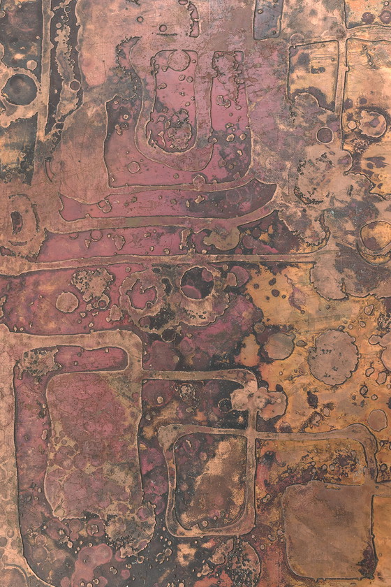 Image 1 of Tavolino da caffè vintage in rame art. 66340