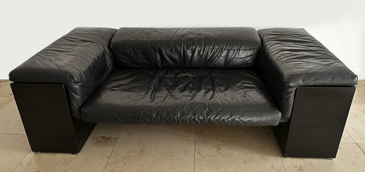 Knoll International, Brigadier 2-seater sofa couch, Cini Boeri