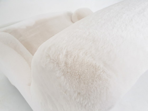 Image 1 of Poltrona vintage in pelliccia sintetica, anni '50