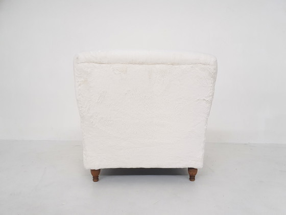 Image 1 of Poltrona vintage in pelliccia sintetica, anni '50