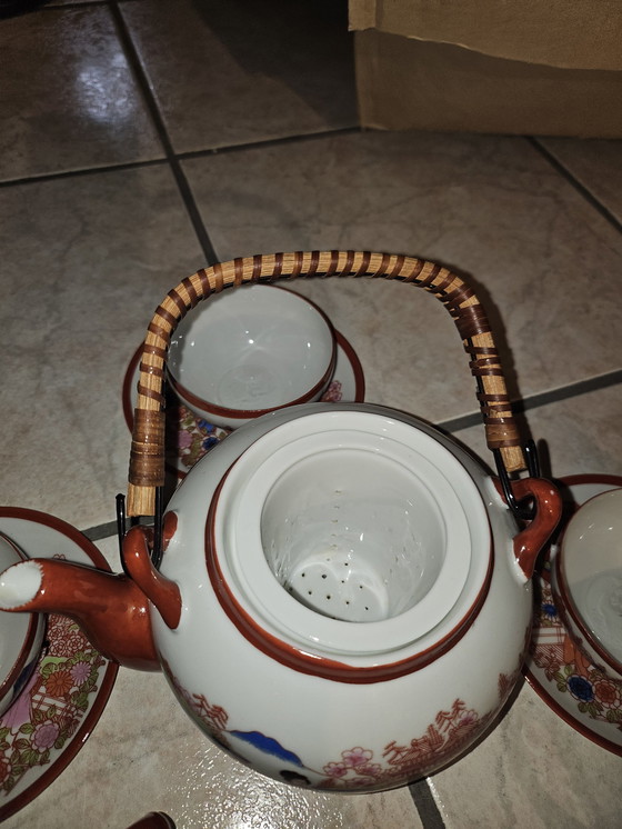 Image 1 of Servizio da tè giapponese Geisha 