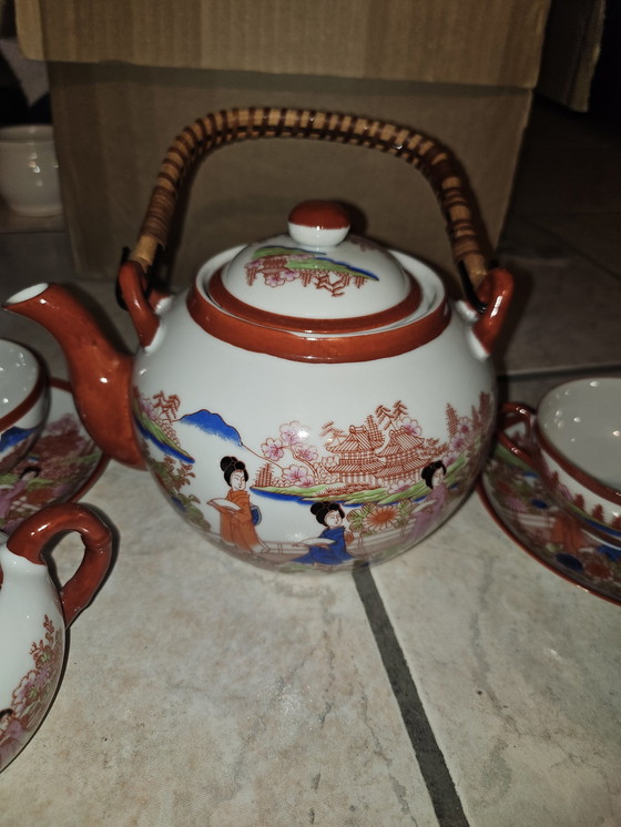 Image 1 of Servizio da tè giapponese Geisha 