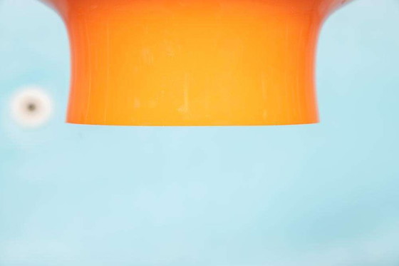 Image 1 of Space age opaline glass pendant lamp, 1960s Raak Amsterdam B-1202