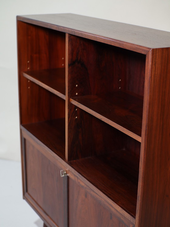 Image 1 of Bookcase with flap rosewood Danish