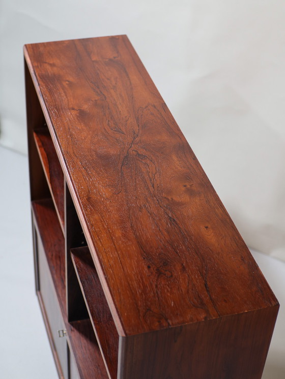 Image 1 of Bookcase with flap rosewood Danish