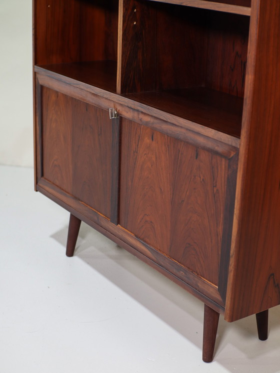 Image 1 of Bookcase with flap rosewood Danish