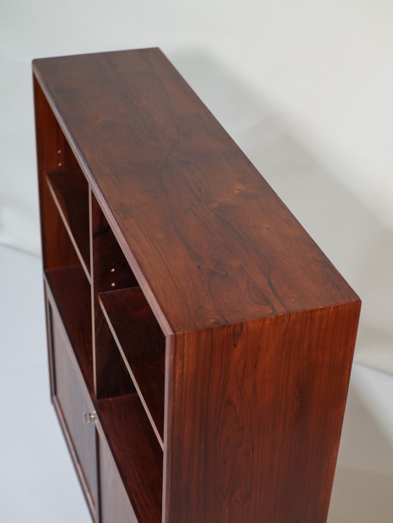 Image 1 of Bookcase with flap rosewood Danish