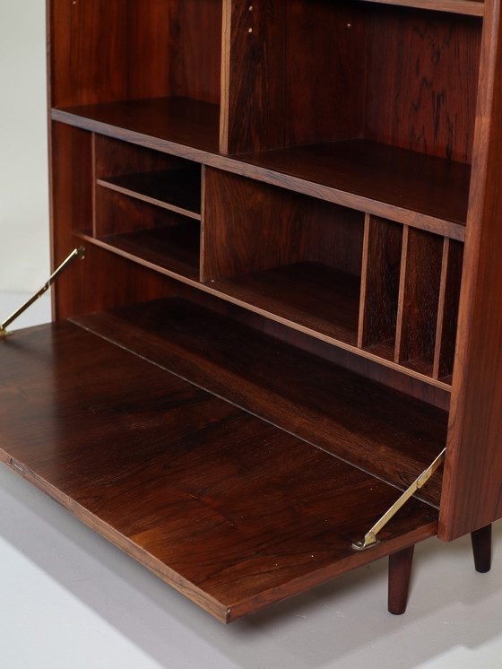 Image 1 of Bookcase with flap rosewood Danish