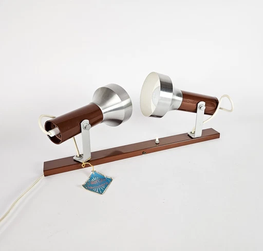 Herda Holland - Space Age Lighting - 2 Spots - Metal - Holland - 60'S