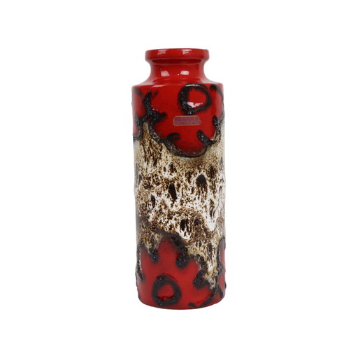 Red Fat Lava Vase Scheurich