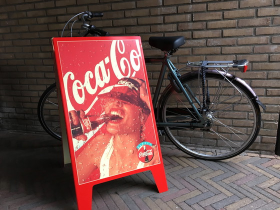 Image 1 of Coca Cola Advertising Sign From 1970
