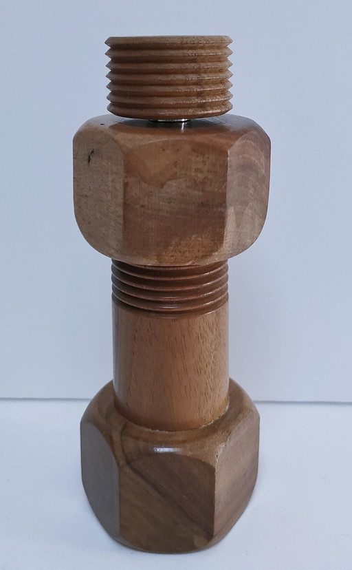 Borel Wooden Design Pepper Mill 70's