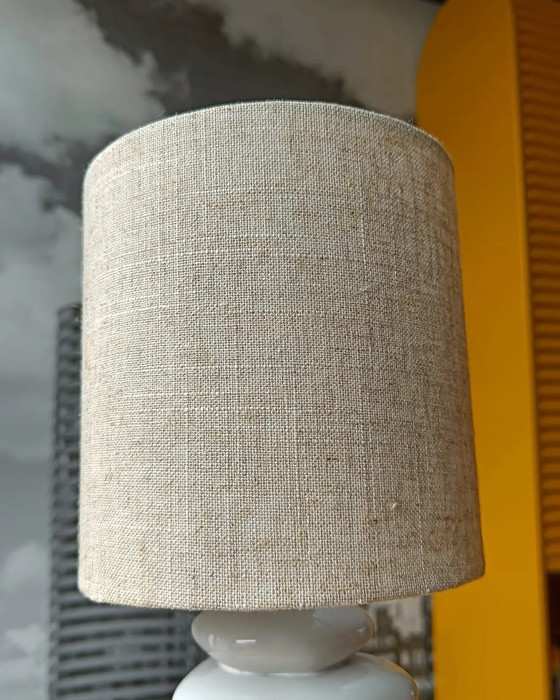 Image 1 of White Stone Lamp