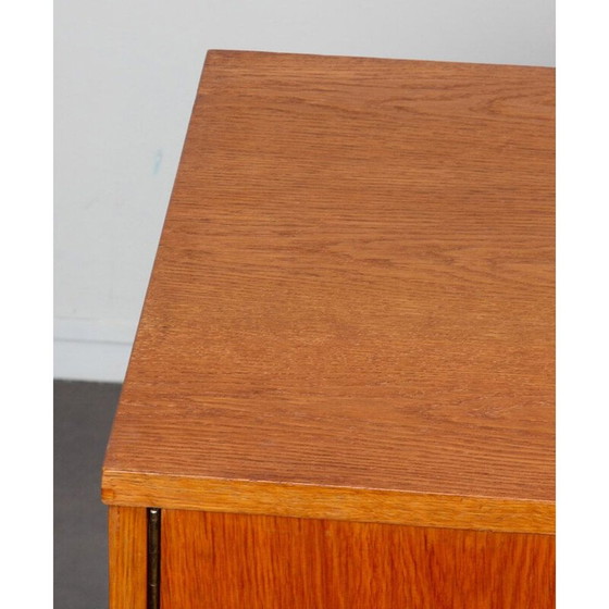 Image 1 of Vintage oak veneer chest of drawers by Drevozpracujici podnik, Czechoslovakia 1960