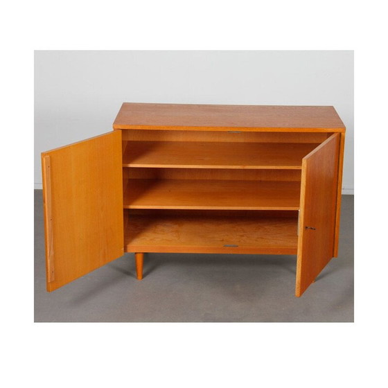 Image 1 of Vintage oak veneer chest of drawers by Drevozpracujici podnik, Czechoslovakia 1960