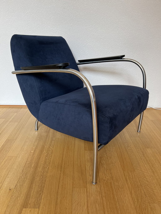 Harvink Design Armchair Columbus With Alcantara