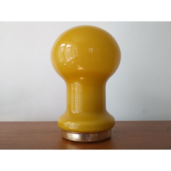 Image 1 of Vintage glass table lamp 1970s